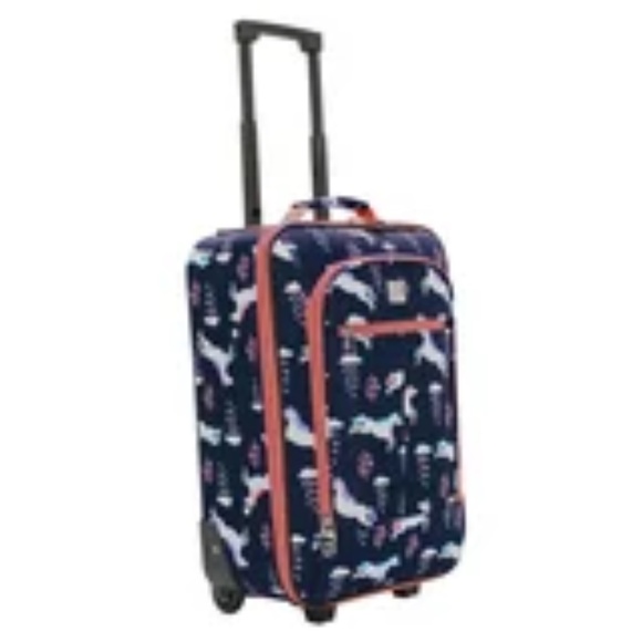 18" Kids Pilot Case Carry-on Luggage Suitcase, UNICORN NEW w/ wheels - Picture 5 of 6